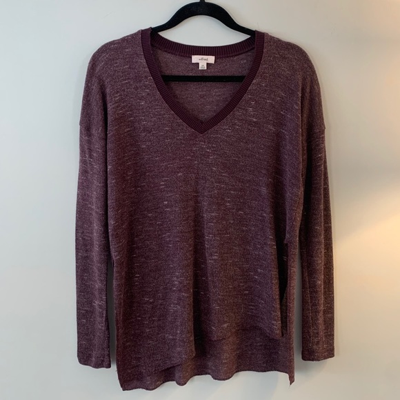 Aritzia Wilfred Sherbrooke Burgundy Sweater Size XXS - Picture 6 of 10